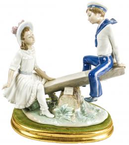 455 - GRUPO EN PORCELANA LLADRÓ