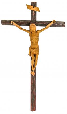 1249 - IMAGEN CRISTO TALLADO DE LA SEGUNDA MITAD DEL S.XX