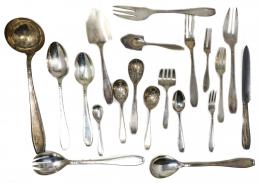 682 - CUBERTERIA EN PLATA AÑOS 30