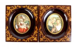 1565 - PAREJA DE MARQUITOS DE MEDIADOS DE S. XX