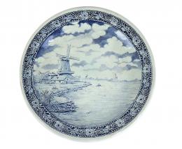 515 - PLATO DE PORCELANA HOLANDESA DE DELFT