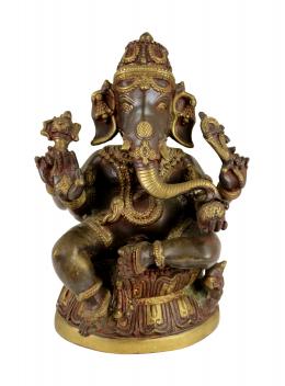 371 - FIGURA EN BRONCE DE LA INDIA