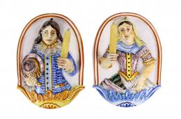 222 - PAREJA DE CANDELEROS DE PARED