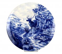 870 - PLATO DE LOZA ALEMANA