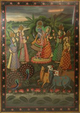 434 - SEDA INDIA ENMARCADA