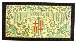 514 - PLAFON "DEU VOS GUARD"  ENMARCADO