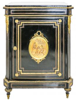 316 - MUEBLE ENTREDÓS FRANCÉS NAPOLEON III S.XIX