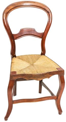 550 - SILLA ISABELINA DEL SEGUNDO TERCIO DEL SIGLO XIX