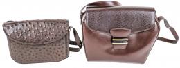 769 - DOS BOLSOS EN PIEL DEL ÚLTIMO TERCIO DE SIGLO XX 