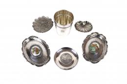 717 - LOTE VARIADO DE PIEZAS EN PLATA SEGUNDA MITAD DEL S.XX