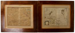 255 - DOS MAPAS DE FRANCIA DEL S. XVIII