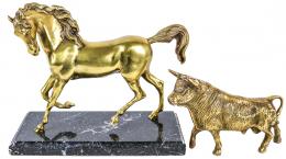 826 - DOS FIGURAS EN BRONCE
