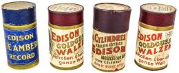 894 - CUATRO DISCOS CILINDRICOS EDISON