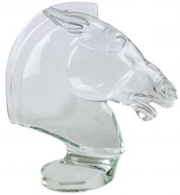 19 - CABEZA DE CABALLO DE CRISTAL SEVRES