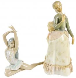 887 -  DOS FIGURAS DE PORCELANA LLADRÓ