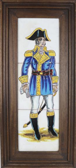 868 - PLAFON DE CERÁMICA ENMARCADO