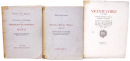285 - TRES MONOGRAFIAS DE PINTORES