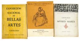284 - TRES LIBROS DE EXPOSICIONES Y CATÁLOGOS