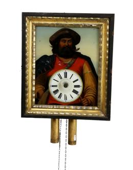 756 - RELOJ DE PARED INGLES DEL SIGLO XIX