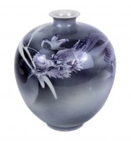470 - JARRON ORIENTAL CON DRAGON