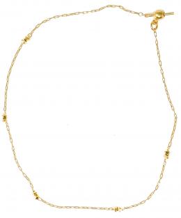 148 - PULSERA CON CUENTAS DE ORO