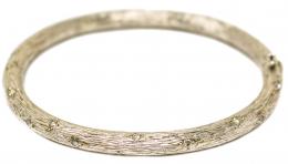 152 - PULSERA ESCLAVA CON BRILLANTES AÑOS 60