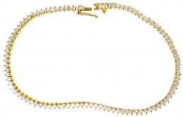 154 - PULSERA RIVIERE CON BRILLANTES