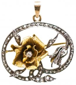 87 - COLGANTE BROCHE DE PPS. DEL S.XX