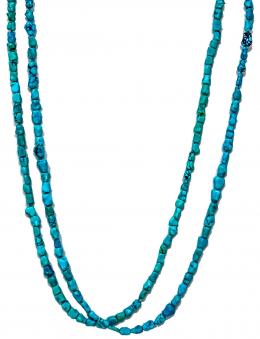 168 - DOS COLLARES LARGOS DE TURQUENITA