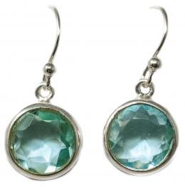 262 - PENDIENTES CON CURAZO AZUL