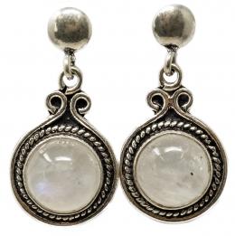 265 - PENDIENTES CON PIEDRA LUNA