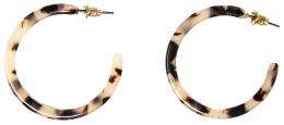 258 - PENDIENTES ARGOLLAS SÍMIL CAREY