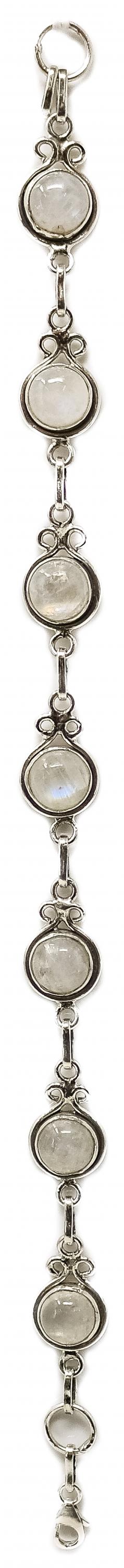 298 - PULSERA DE PLATA CON PIEDRA LUNA