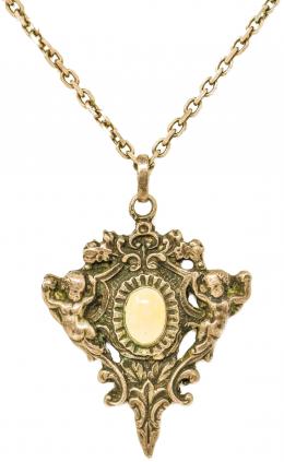 195 - COLLAR CON COLGANTE DE PLATA