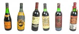 969 - SEIS BOTELLAS DE VINO 