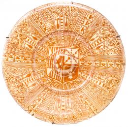 517 - PLATO DE REFLEJOS METÁLICOS DE FINALES DEL S. XIX