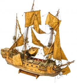 928 - MAQUETA DE BARCO DEL SIGLO XIX
