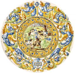 873 - PLATO DECORATIVO DE CERÁMICA DE TALAVERA DE LA REINA