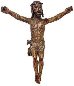 1321 - CRISTO DE TALLA POLICROMADA
