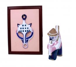 754 - DOS PIEZAS EN PORCELANA DE SARGADELOS