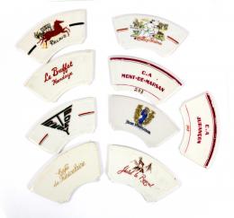 719 - LOTE DE 9 MARCAS DE PLATOS EN PORCELANA