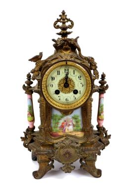 752 - RELOJ DE SOBREMESA FRANCES DE FINALES DEL S.XIX