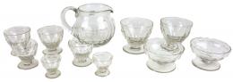 15 - CONJUNTO DE COPAS EN CRISTAL DE "BACCARAT"
