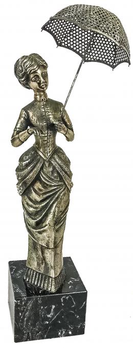 1044 - FIGURA DECORATIVA EN METAL DE MEDIADOS DEL S.XX