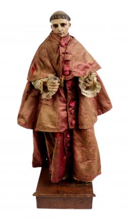 841 - FIGURA CAP I POTA DE ESCUELA CATALANA DEL S. XIX