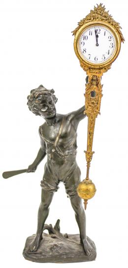 776 - RELOJ DE SOBREMESA "NIÑO CAMPESINO"