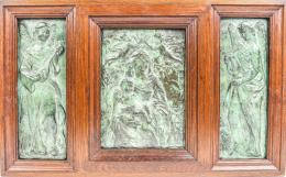 858 - PLAFON RELIGIOSO DECORATIVO DEL TERCER CUARTO DEL S.XX