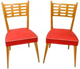 369 - DOS SILLAS DE DISEÑO AÑOS 50 DE ESTILO NORDICO