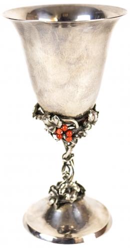 683 - COPA DECORATIVA EN PLATA DE LA SEGUNDA MITAD DEL S.XX