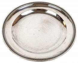 715 - PLATO EN PLATA DE FINALES DEL S.XIX.